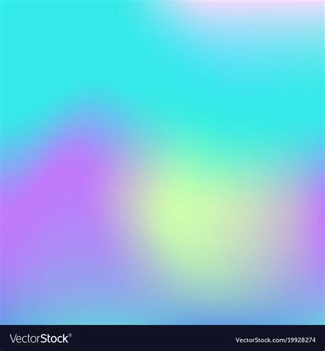 Soft color gradient background holographic Vector Image