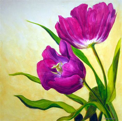 eleletsitz: Tulip Acrylic Painting Images