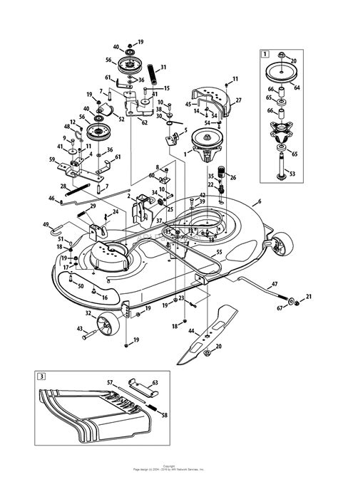 MTD 13BL78ST299 (247.288862) (LT2000) (2013) Parts Diagram for Mower Deck