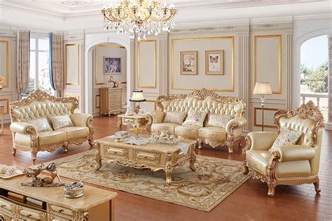 classic italian royal gold carved furniture living room sofa set luxury ...