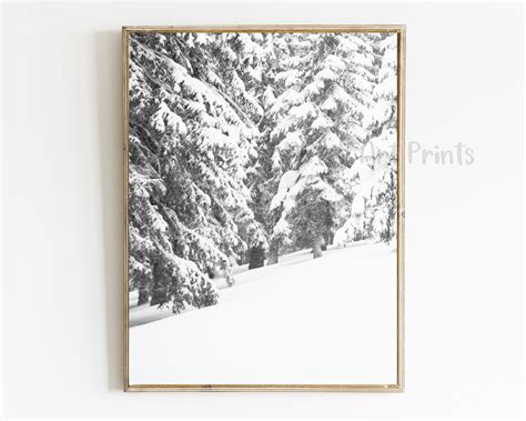 Reindeer in Snowy Forest Set of 3 Printable Wall Art Winter - Etsy