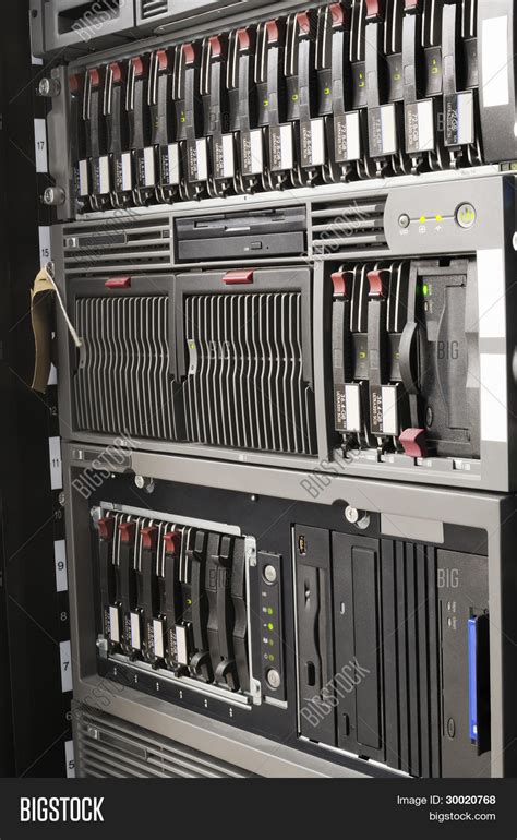 Rack Mounted Servers Image & Photo (Free Trial) | Bigstock