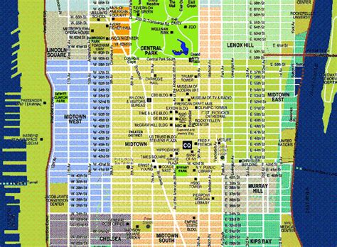 Manhattan Map - Map Photos