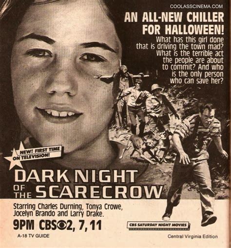 The Horrors of Halloween: DARK NIGHT OF THE SCARECROW (1981) on CBS Saturday Night Movies