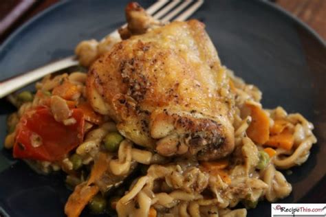 Chicken Thighs Pasta Bake | Recipe This