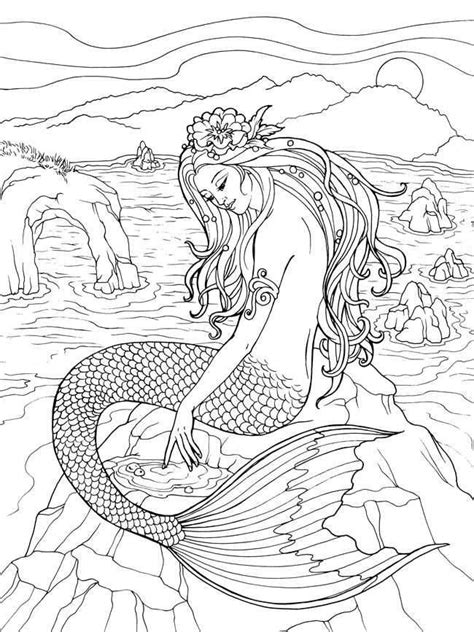 Cool Mermaid Coloring Pages PDF To Spend Your Free Time At Home ...