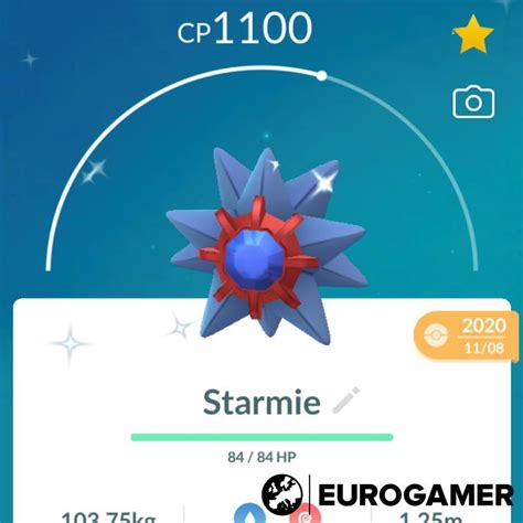 Staryu 100% perfect IV stats, shiny Staryu in Pokémon Go | Eurogamer.net