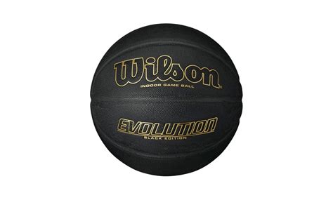 Wilson Evolution Black Edition Official Basketball, 29.5" - Black/Gold ...