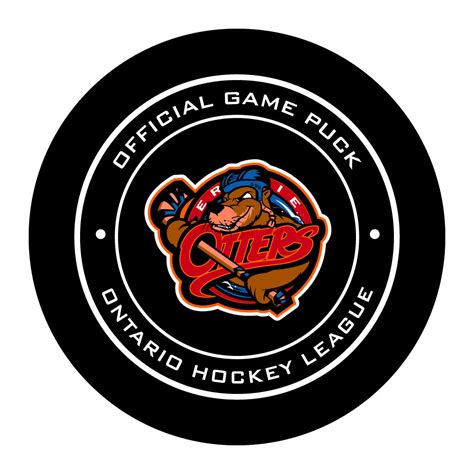 OHL Erie Otters Official Game Puck (Season 2016-2017) - Erie#2 – Ogre Brand