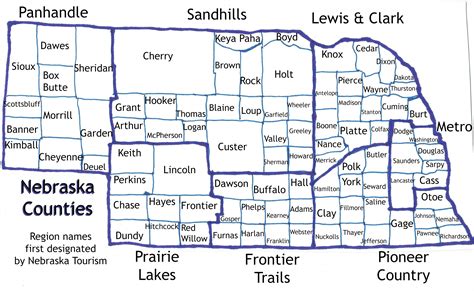 Nebraska Regions – Odyssey Through Nebraska