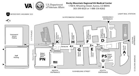 Campus Map | VA Eastern Colorado Health Care | Veterans Affairs