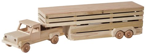 Wooden Toy Pickup Truck and Gooseneck Trailer | Wooden toys, Wooden toys diy, Toy pickup trucks