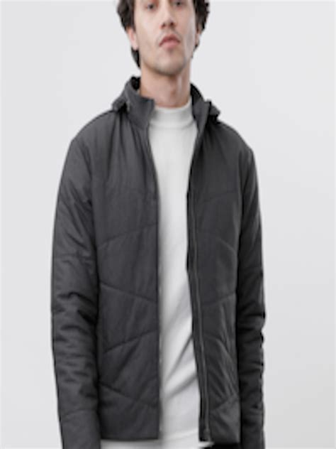 Buy HIGHLANDER Men Black Solid Padded Jacket - Jackets for Men 13275678 ...