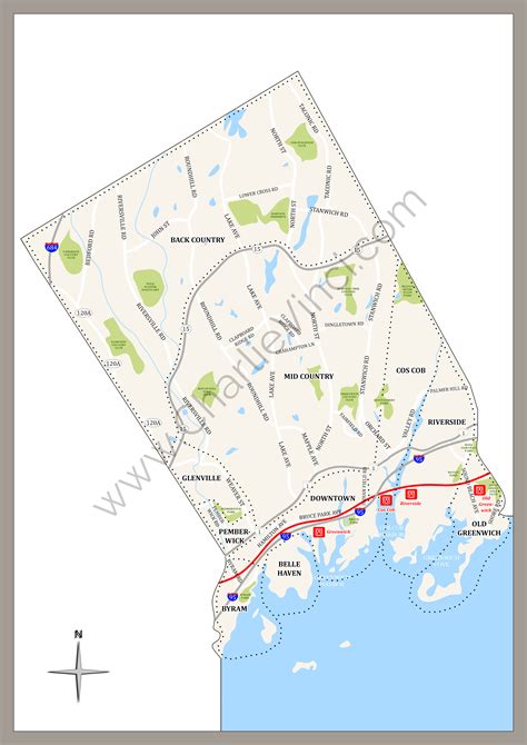 Town Of Greenwich Ct Map