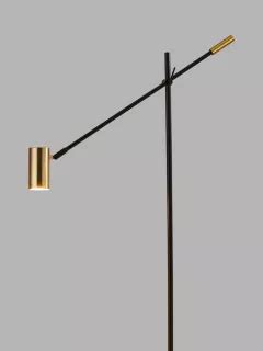 John Lewis Wryneck LED Floor Lamp, Black