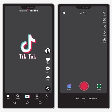 Tiktok, тик ток, шаблон интерфейса PNG рисунок, Tiktok Icons Tiktok ...