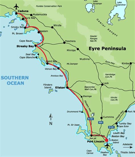 EYRE PENINSULA TOURING MAP gif by cyberscamp | Photobucket