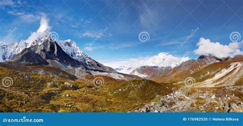 Himalayas, Mountains Landscape Panorama Stock Photo - Image of panorama, nature: 176982520