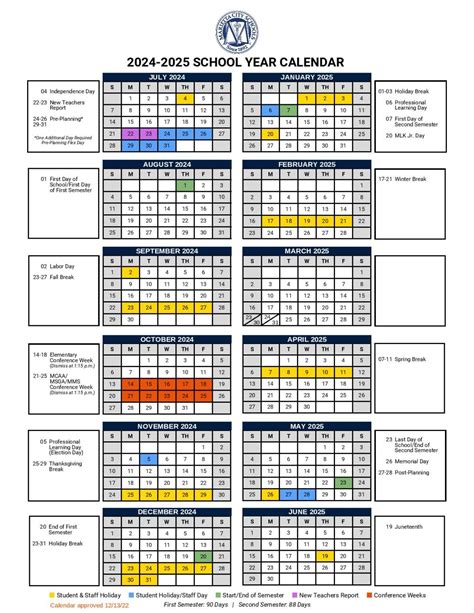 Marietta City Schools Calendar 2024-2025 | Holiday Breaks