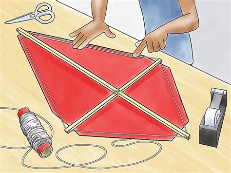 How to Make a Classic Diamond-Shaped Kite