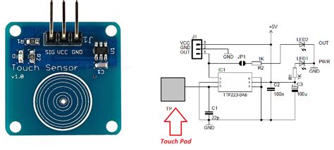 Capacitive and Metallic Touch sensor interfacing with arduino uno