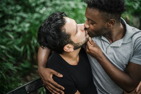 Two Men Kissing · Free Stock Photo