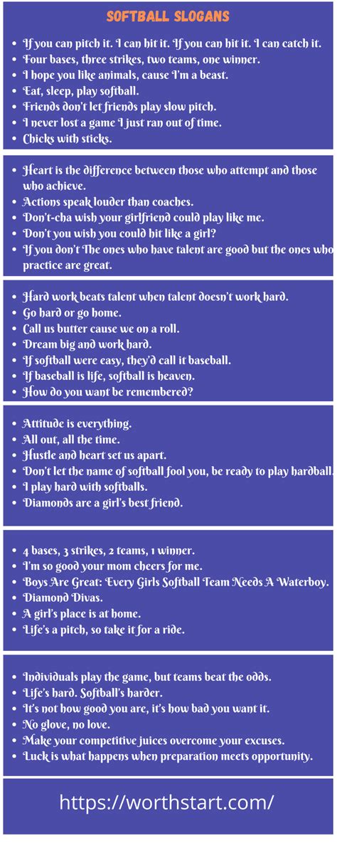 Softball Slogans: 200+ Best Softball Sayings And Phrases