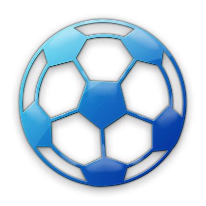 blue soccer ball transparent background - Clip Art Library