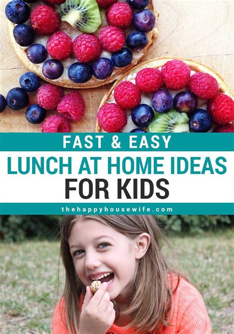 Back to Homeschool Lunch Ideas - The Happy Housewife™ :: Cooking in 2020 | Healthy school ...