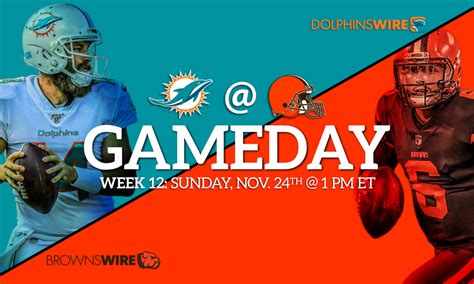 Browns vs. Dolphins: How to watch, listen, stream the Week 12 matchup