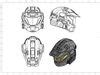 Menachite Cosplay Helmet 3D model 3D printable | CGTrader