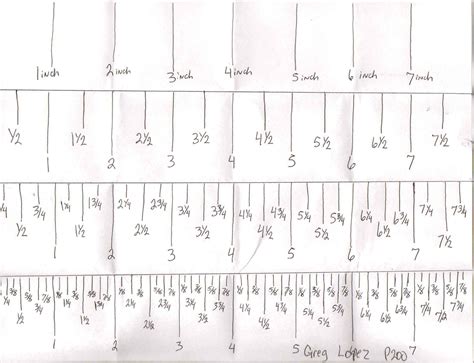 Printable Tape Measure Cheat Sheet - Printable Word Searches