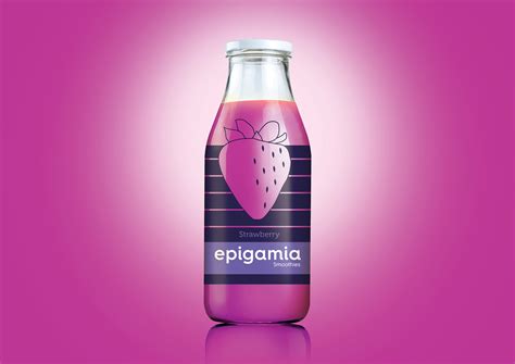 'EPIGAMIA" SMOOTHIES BOTTLE DESIGN on Behance