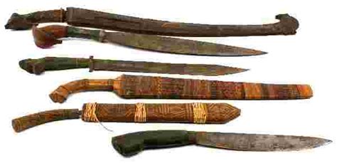 FILIPINO TRIBAL WEAPON LOT OF 6