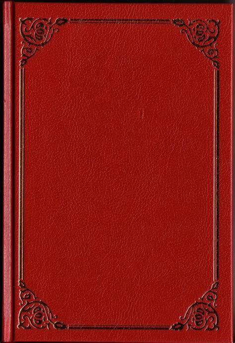 Classic red book cover by semireal-stock on DeviantArt | Blank book ...