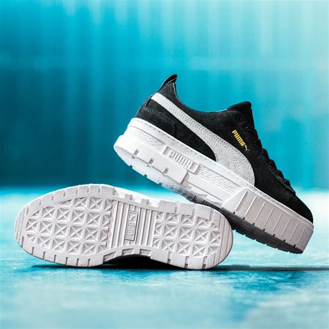 Womens Puma Mayze Platform Athletic Shoe - Black | JourneysCanada