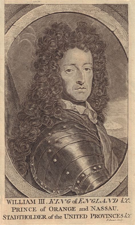 King William III Prince of Orange and Nassau. United Provinces Stadtholder 1747