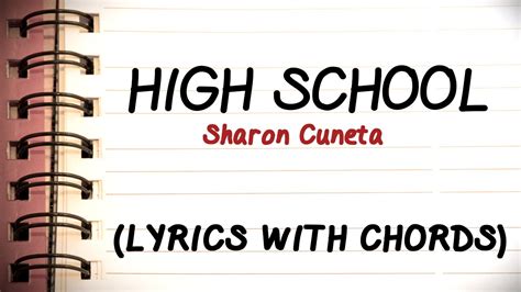 Sharon Cuneta — High School [Official Lyric Video with Chords] - YouTube