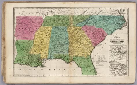 Political Map Of the Southern Division Of The United States - David Rumsey Historical Map Collection