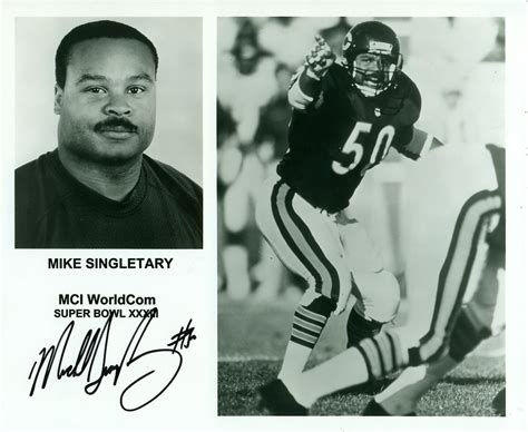 Mike Singletary Autographed 8x10 Photo | Joe Merchant | Flickr