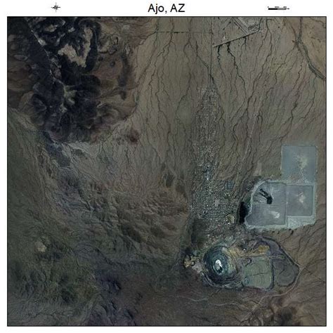 Aerial Photography Map of Ajo, AZ Arizona