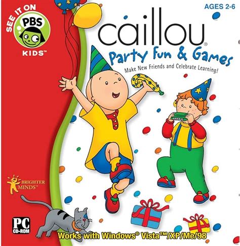 Caillou Party Fun and Games Software [Old Version]: Amazon.ca: Computer ...