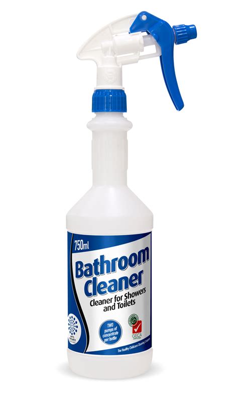 Bathroom Cleaner 750ml Spray Bottle and Trigger Set – Earth Renewable