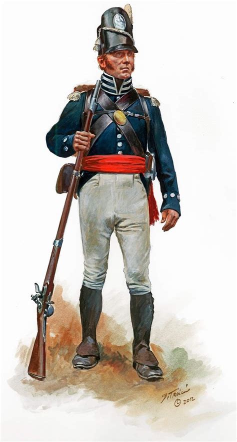 Sergeant 7th US Infantry, battle of New Orleans 1815 | British uniforms ...