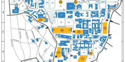 Ucla parking map - Map of ucla parking (California - USA)