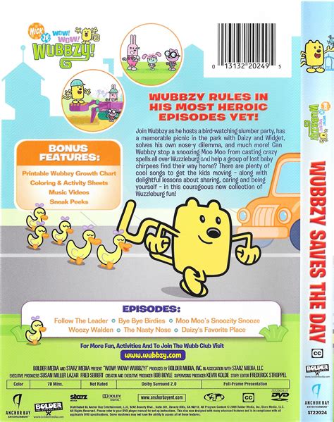 Image - Wubbzy Saves the Day DVD Artwork (Back and Side).png ...