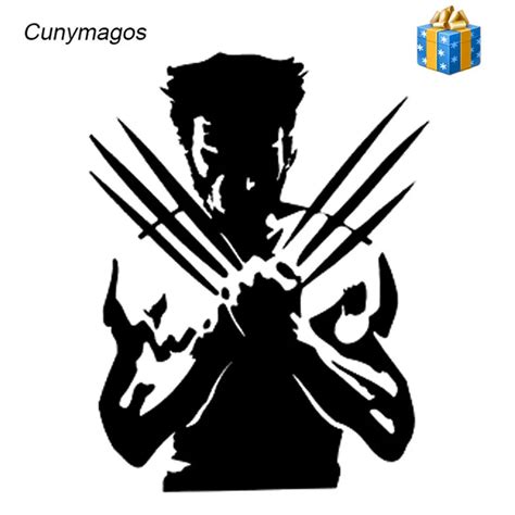 Car Stickers Wolf X Men Funny Wolverine Wolf Cartoon Car Styling Vinyl ...