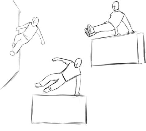 Parkour poses by B-Carmine-Wolf on DeviantArt