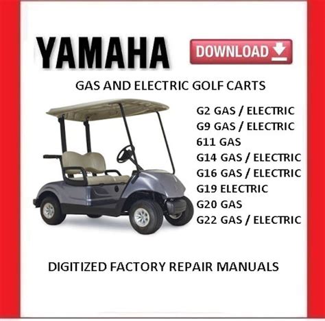 YAMAHA G2 TO G22 Golf Carts 7 Service Repair Manuals Pdf Download - Etsy