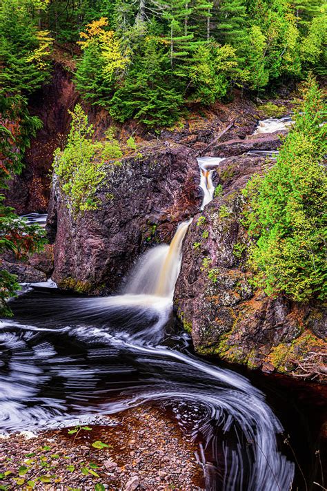 Copper Falls Photograph by Flowstate Photography - Pixels